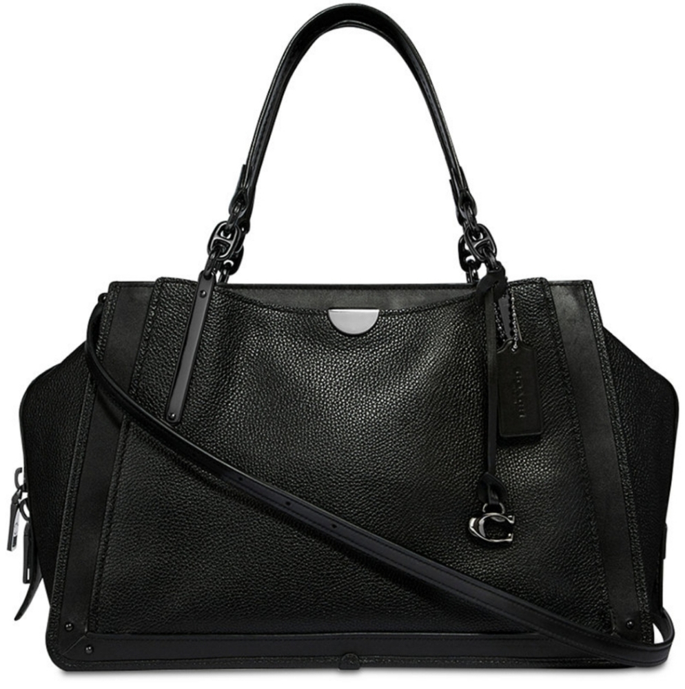 Coach Dreamer 36 Satchel in Polished Pebble Leathe